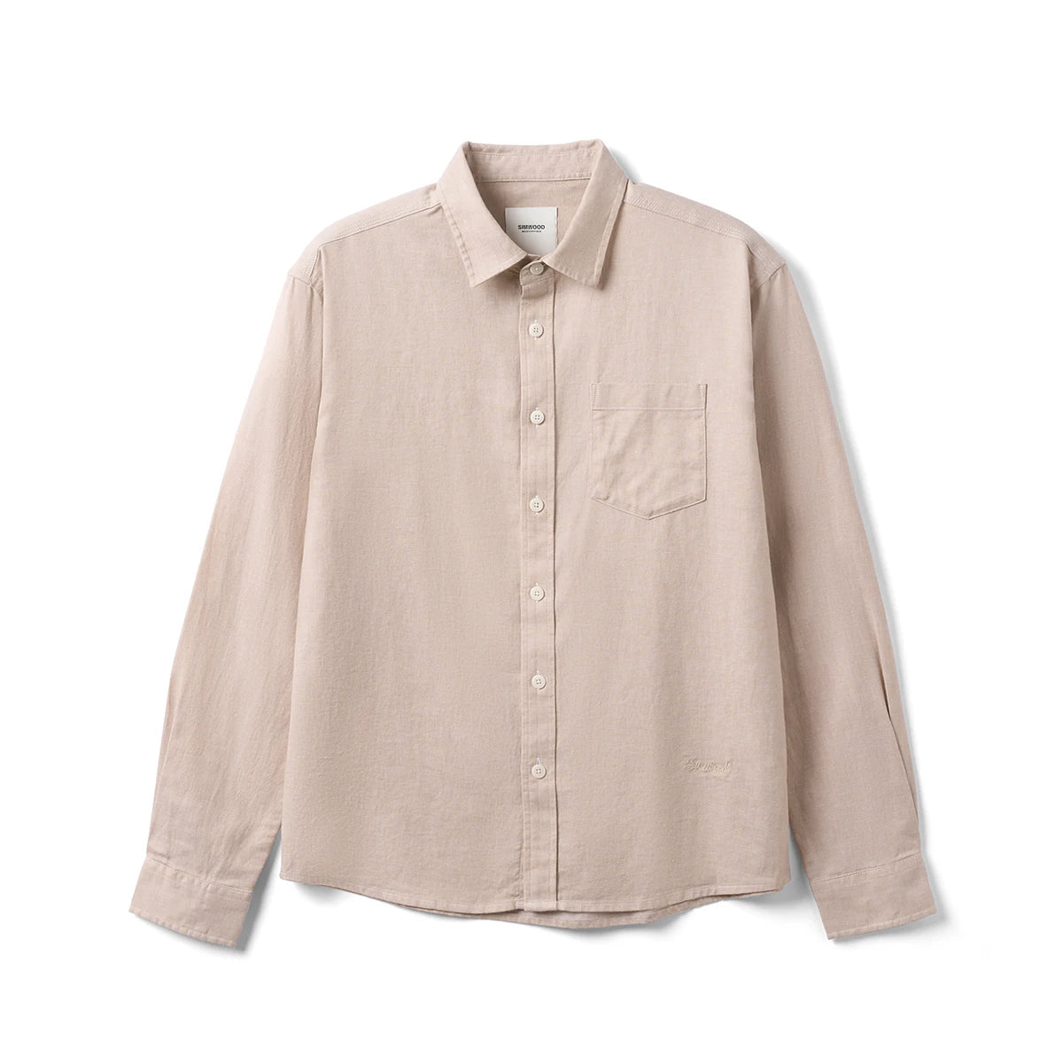 Cool Breathable Linen Cotton Blend Shirt