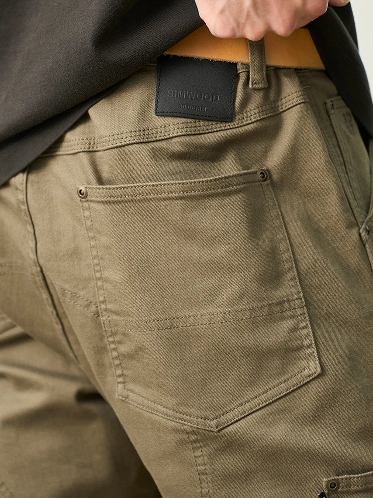 Draped Motorcycle Riding Jeans