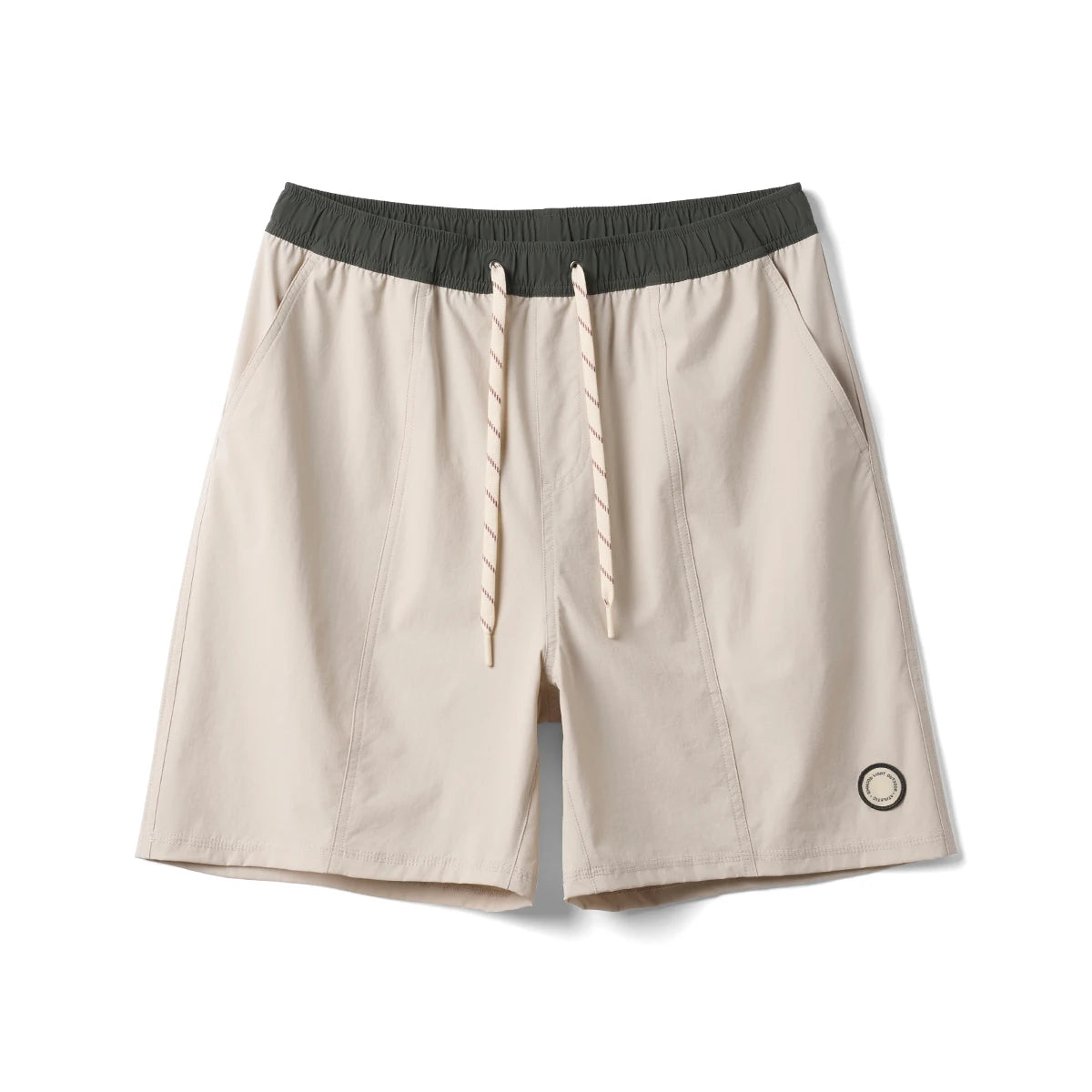 Contrast Drawstring Beach Shorts