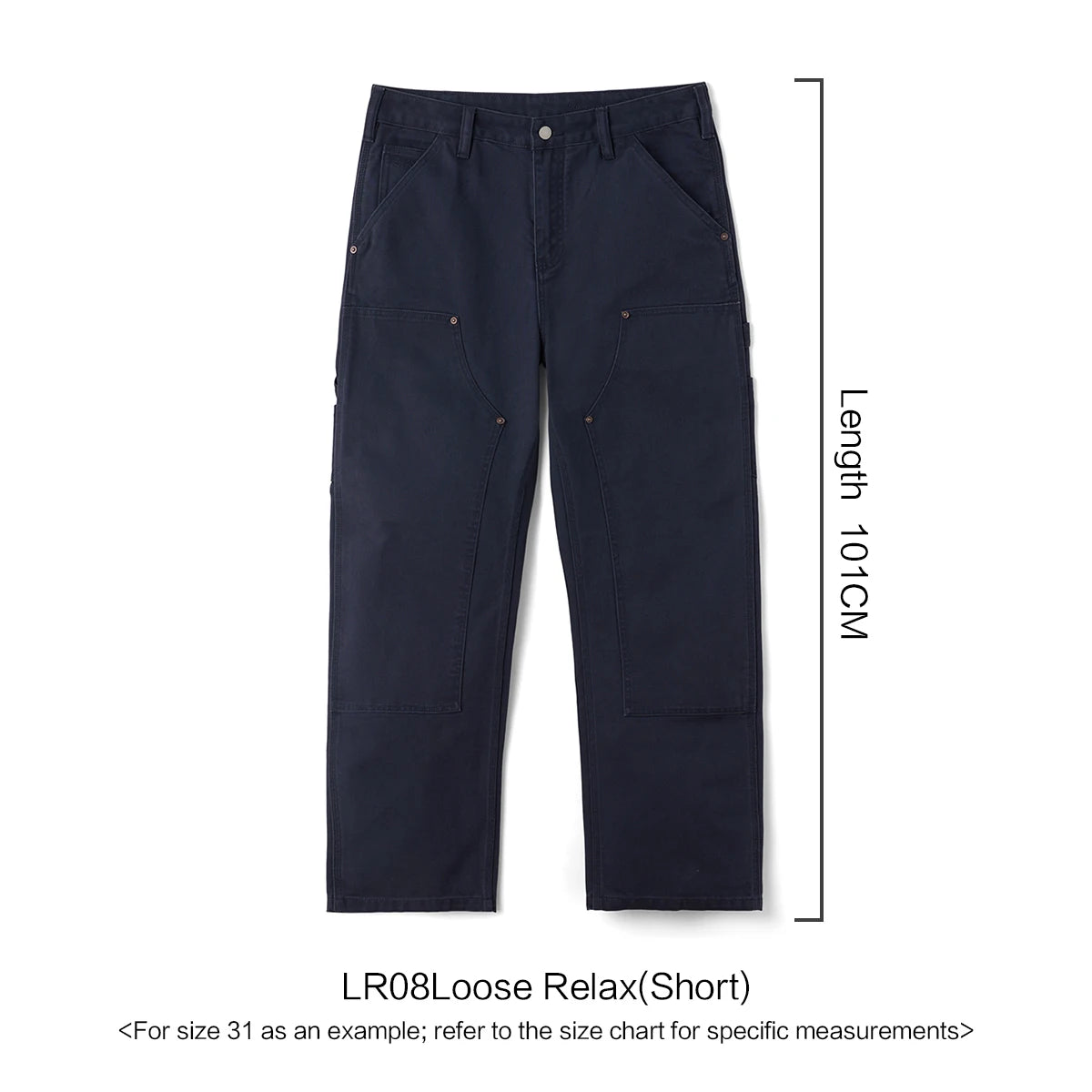 Vintage Washed Canvas Carpenter Pants