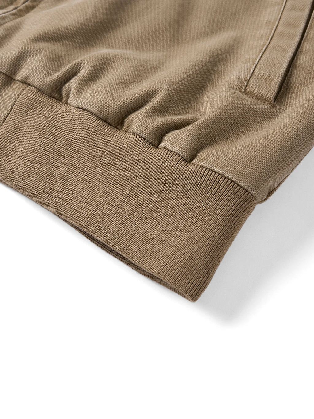 Washed Canvas Bomber Jacket