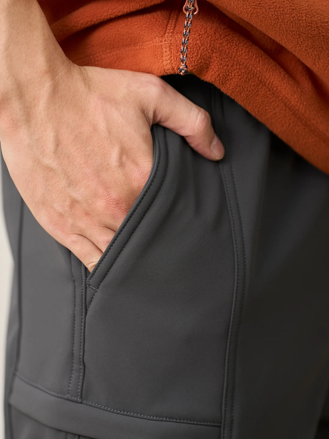 Fleece Lined Softshell Cargo Pants
