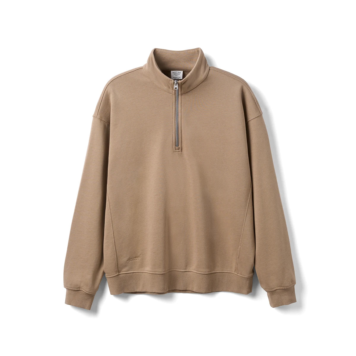Stand Collar Half-Zip Sweatshirt