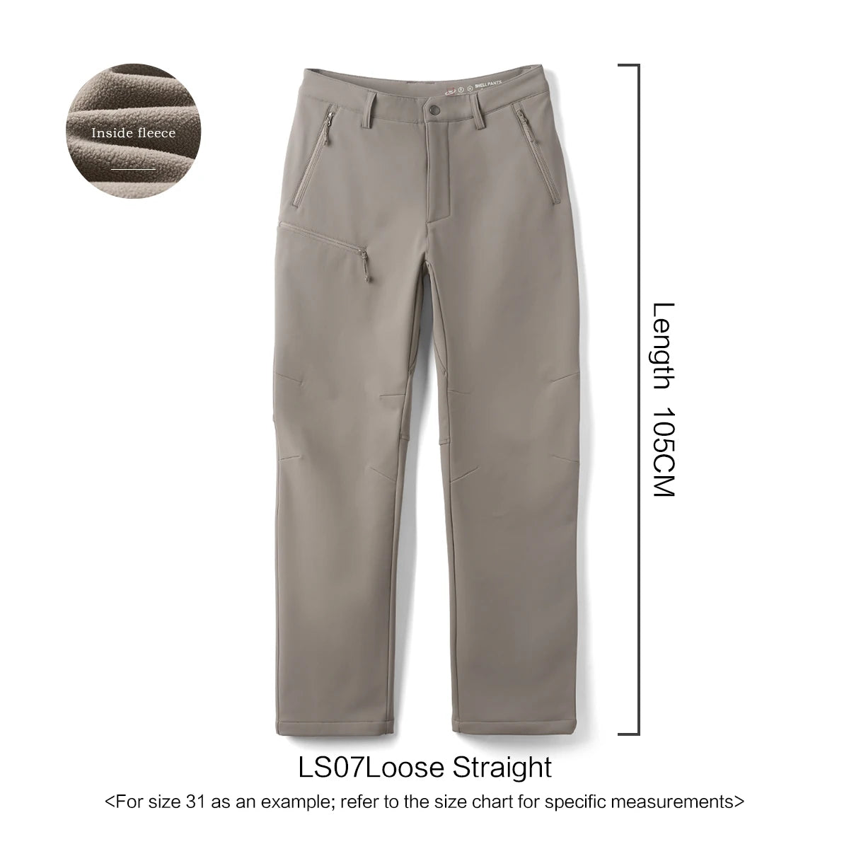 Fleece Lined Softshell Pants