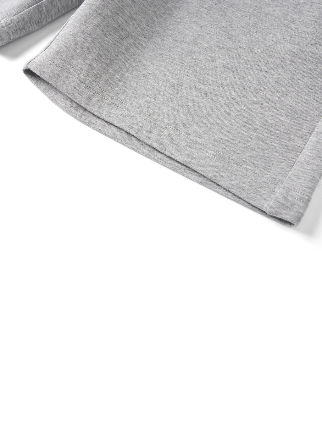 Washed Cotton Blend Sweat Shorts