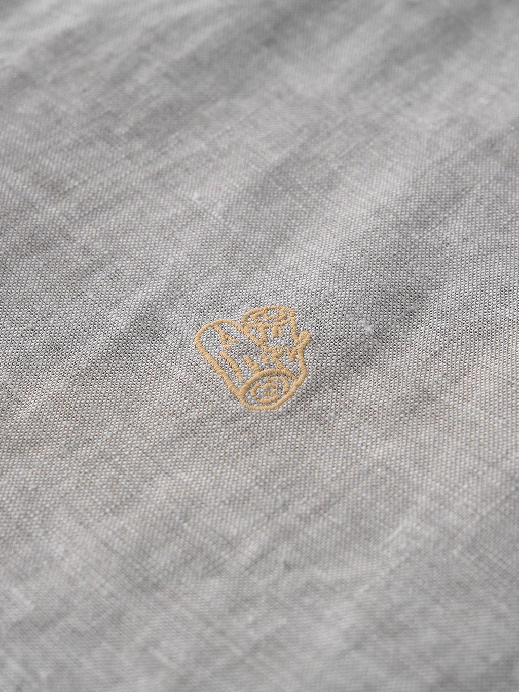 Natural Linen Stand Collar Beach Shirt