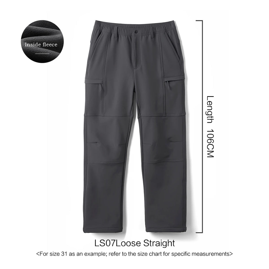 Fleece Lined Softshell Cargo Pants