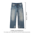 Vintage Washed Wide Leg Jeans