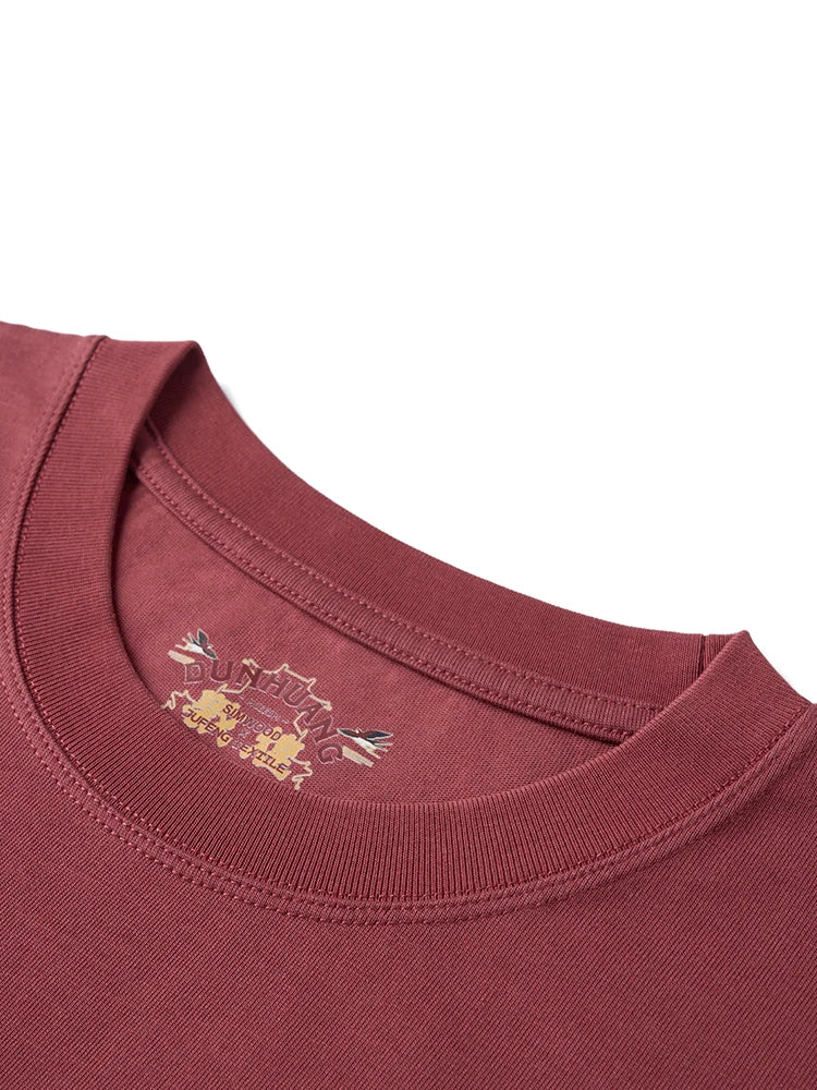 Dunhuang Museum Embroidered Cotton T-Shirt