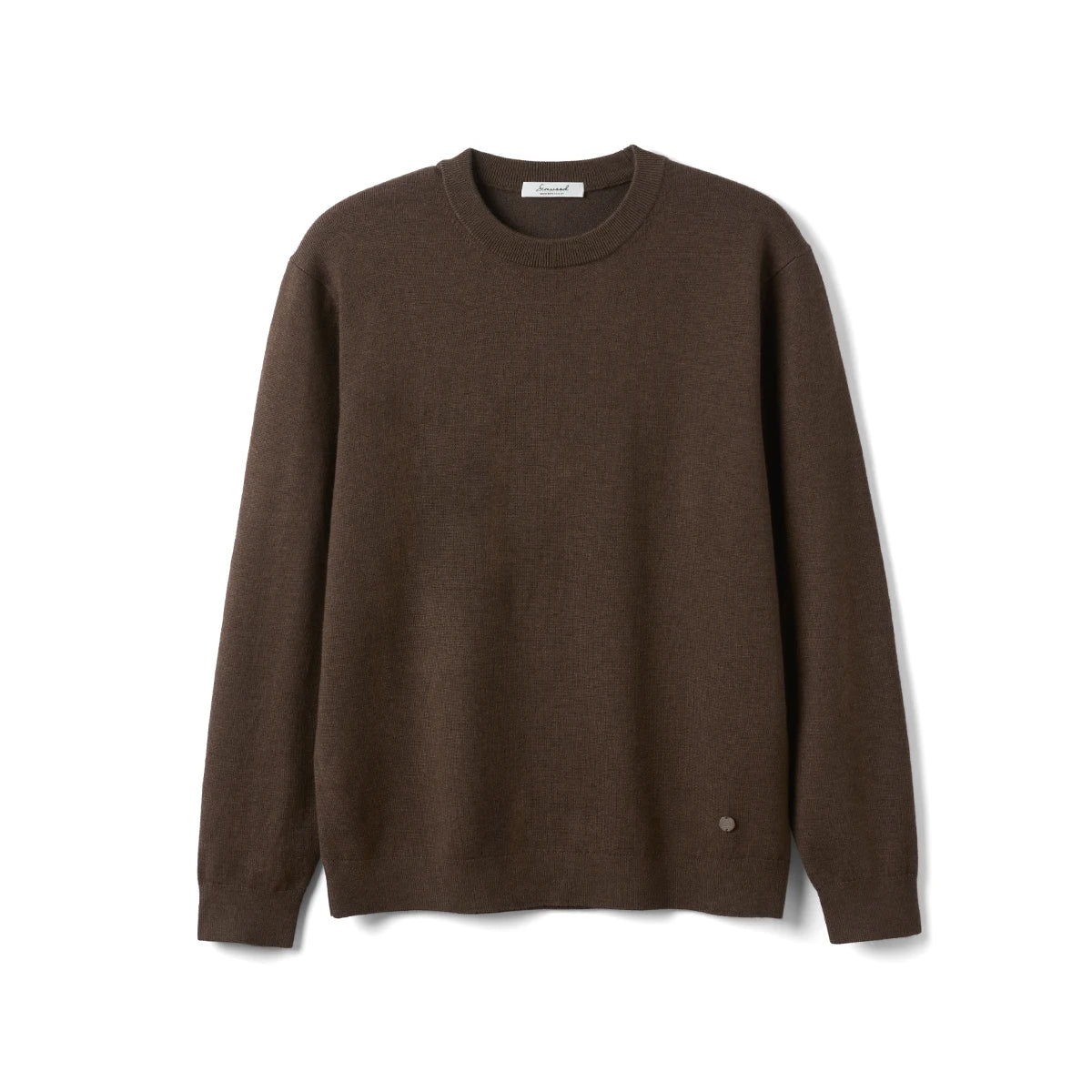 12-Gauge Anti-Static Basic Knit Sweater
