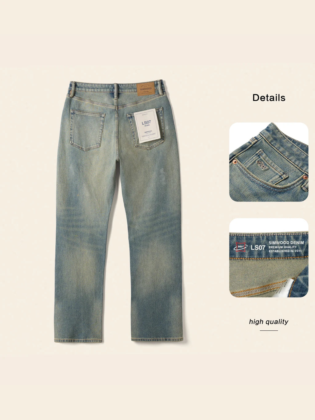 Paint Splatter Elastic Jeans