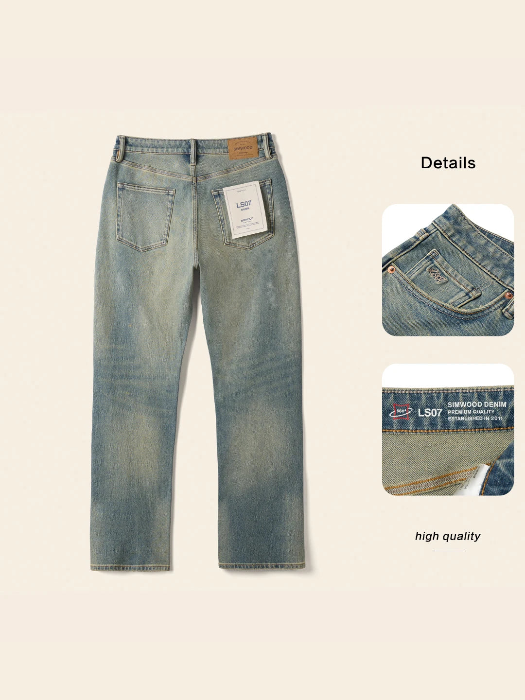 Paint Splatter Elastic Jeans