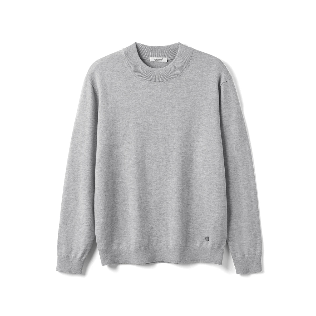 12-Gauge Anti-Static Basic Knit Sweater