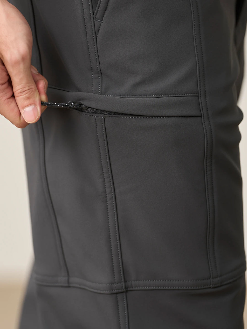 Fleece Lined Softshell Cargo Pants