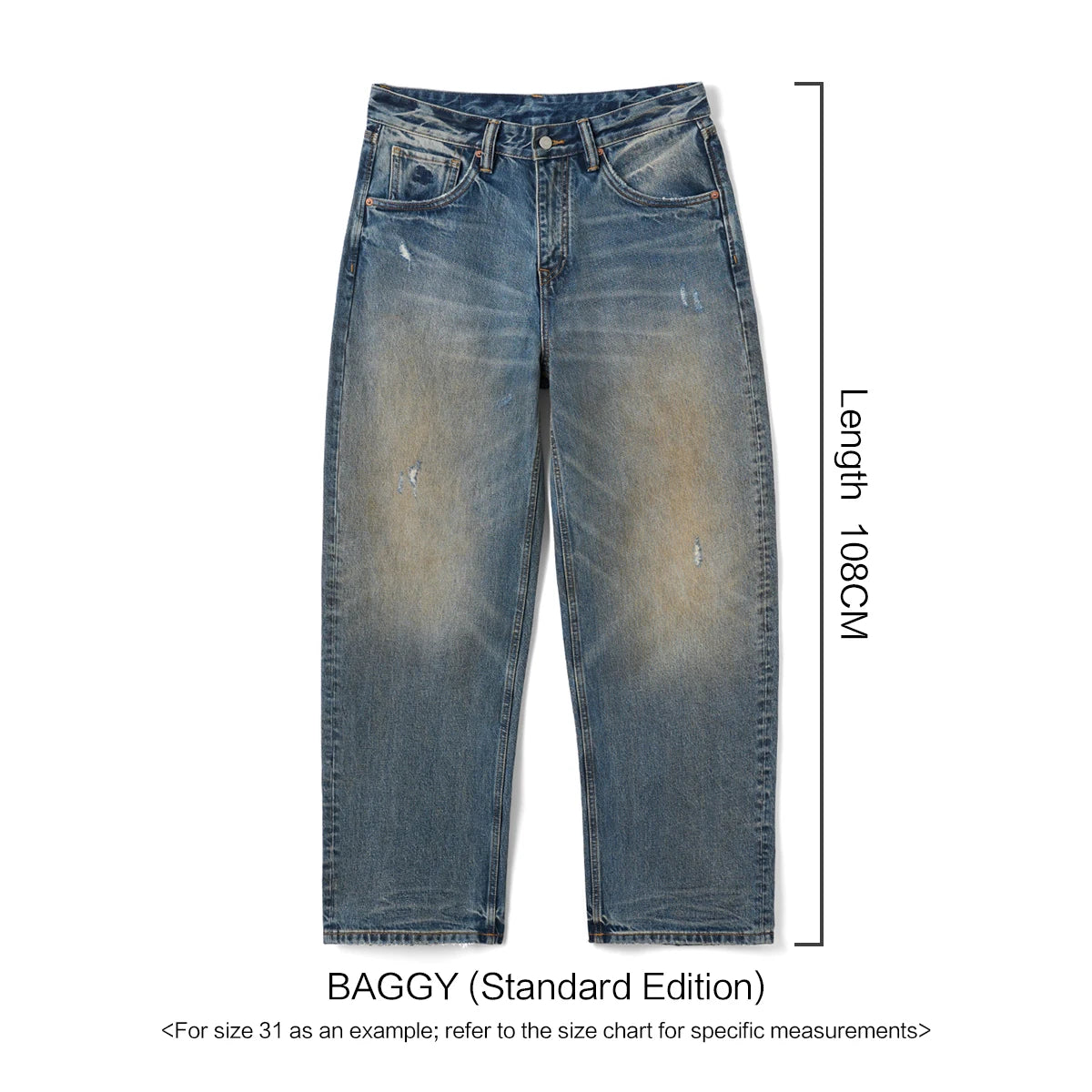 Vintage Washed Baggy Jeans