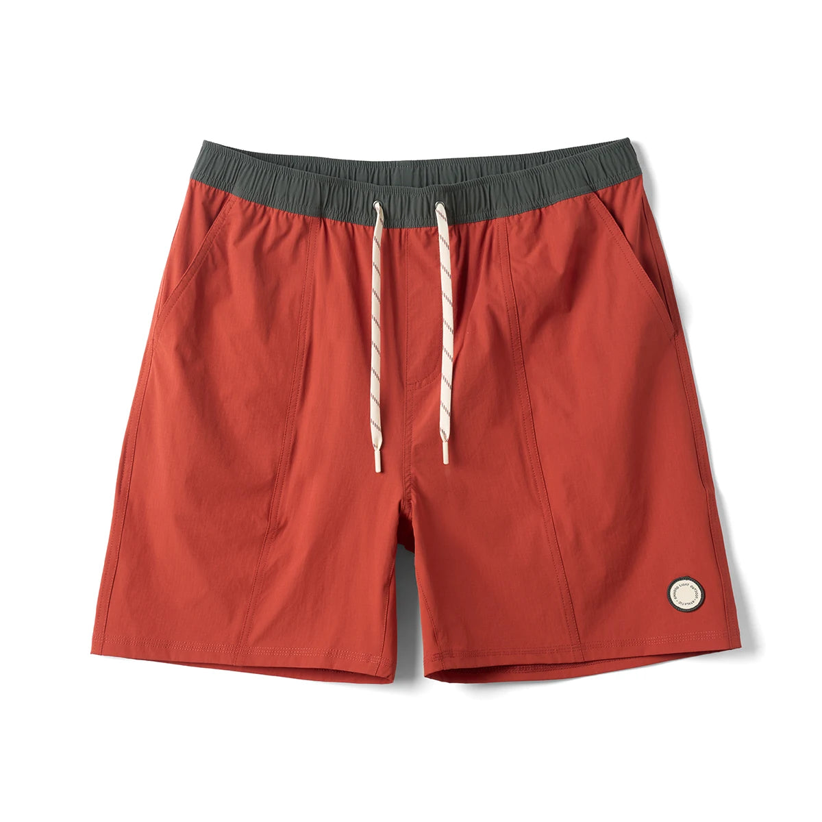 Contrast Drawstring Beach Shorts