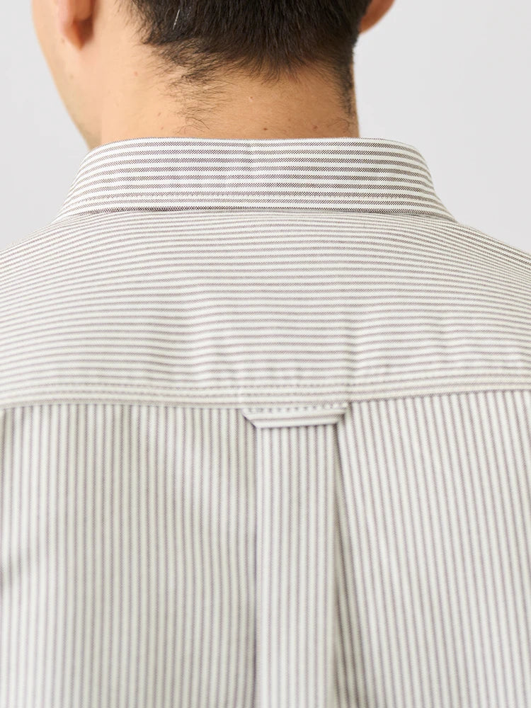 Vintage Vertical Striped Oxford Shirt