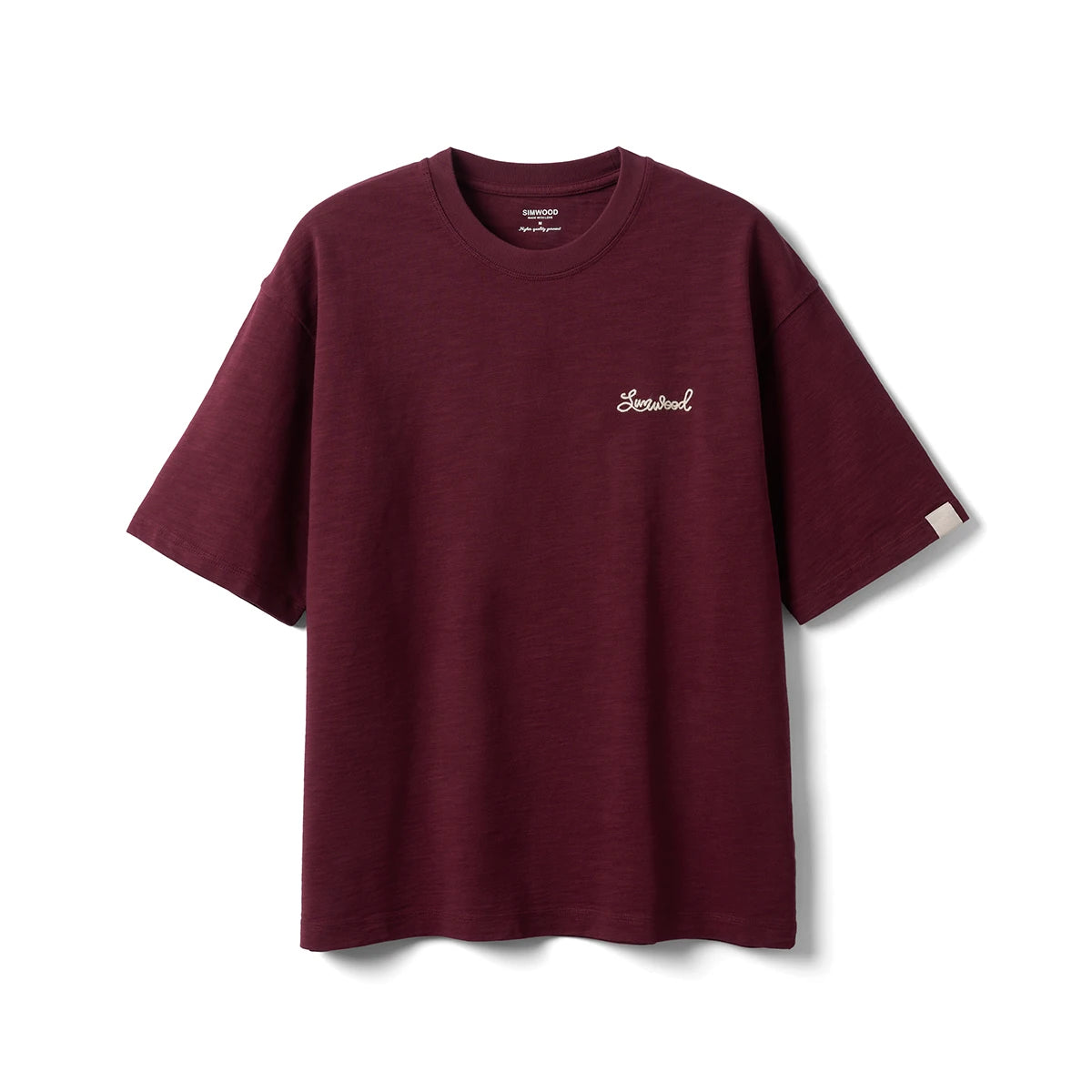 Heavyweight Slub Cotton Embroidered T-Shirt