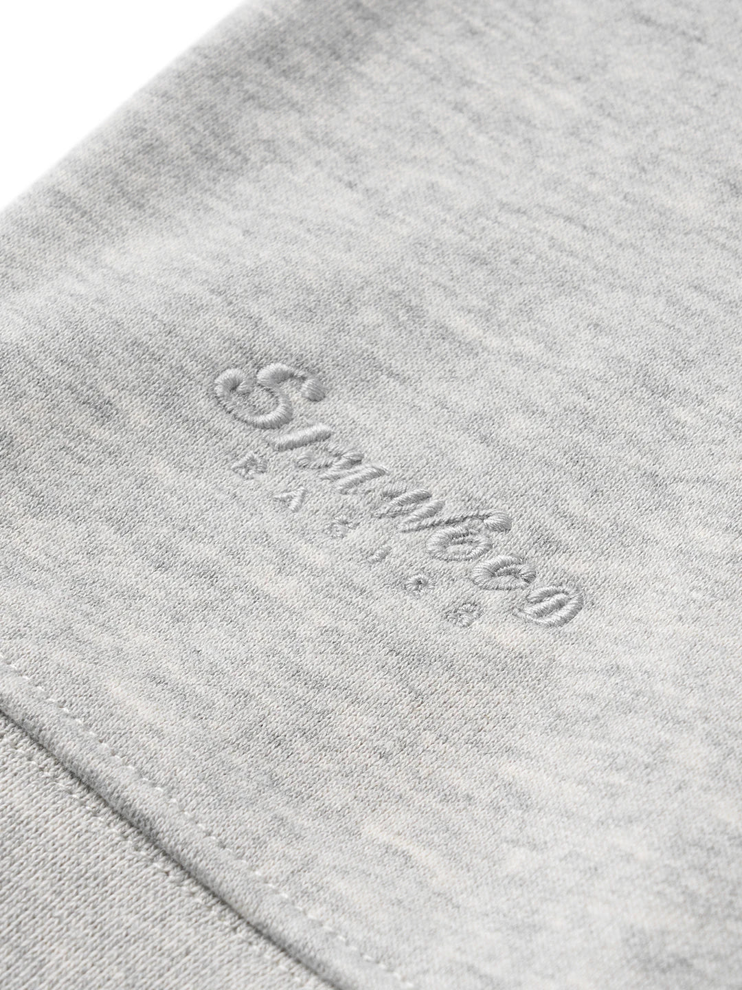 Warm Brushed Embroidered Sweatshirt