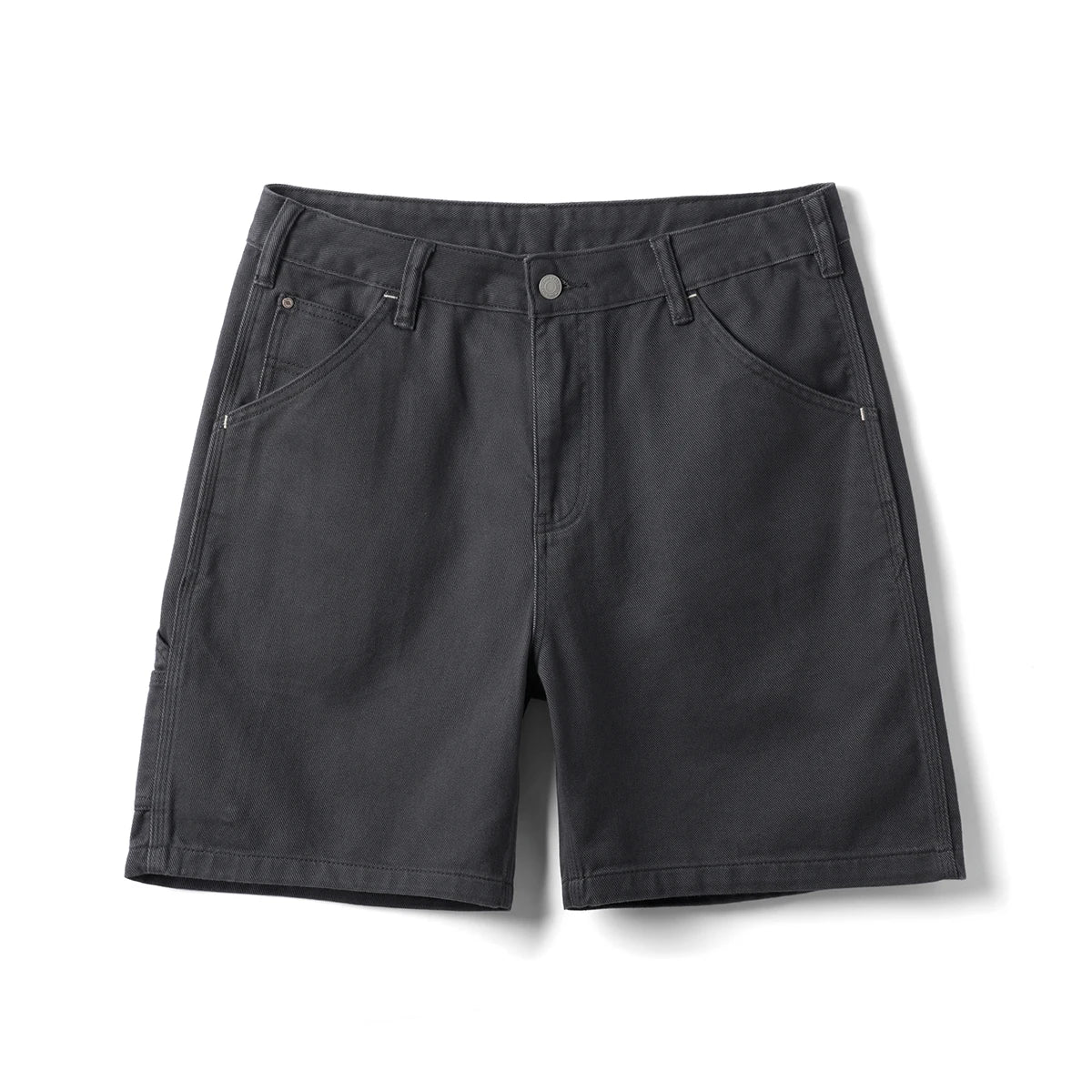 Vintage Washed Denim Cargo Shorts