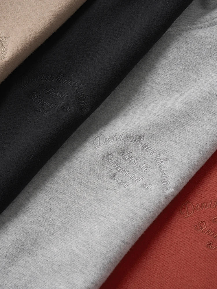 Carbon Peached Embroidered Hoodie