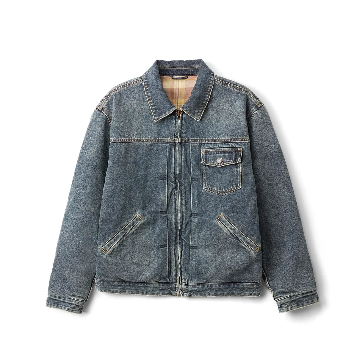Quilted Denim Jacket