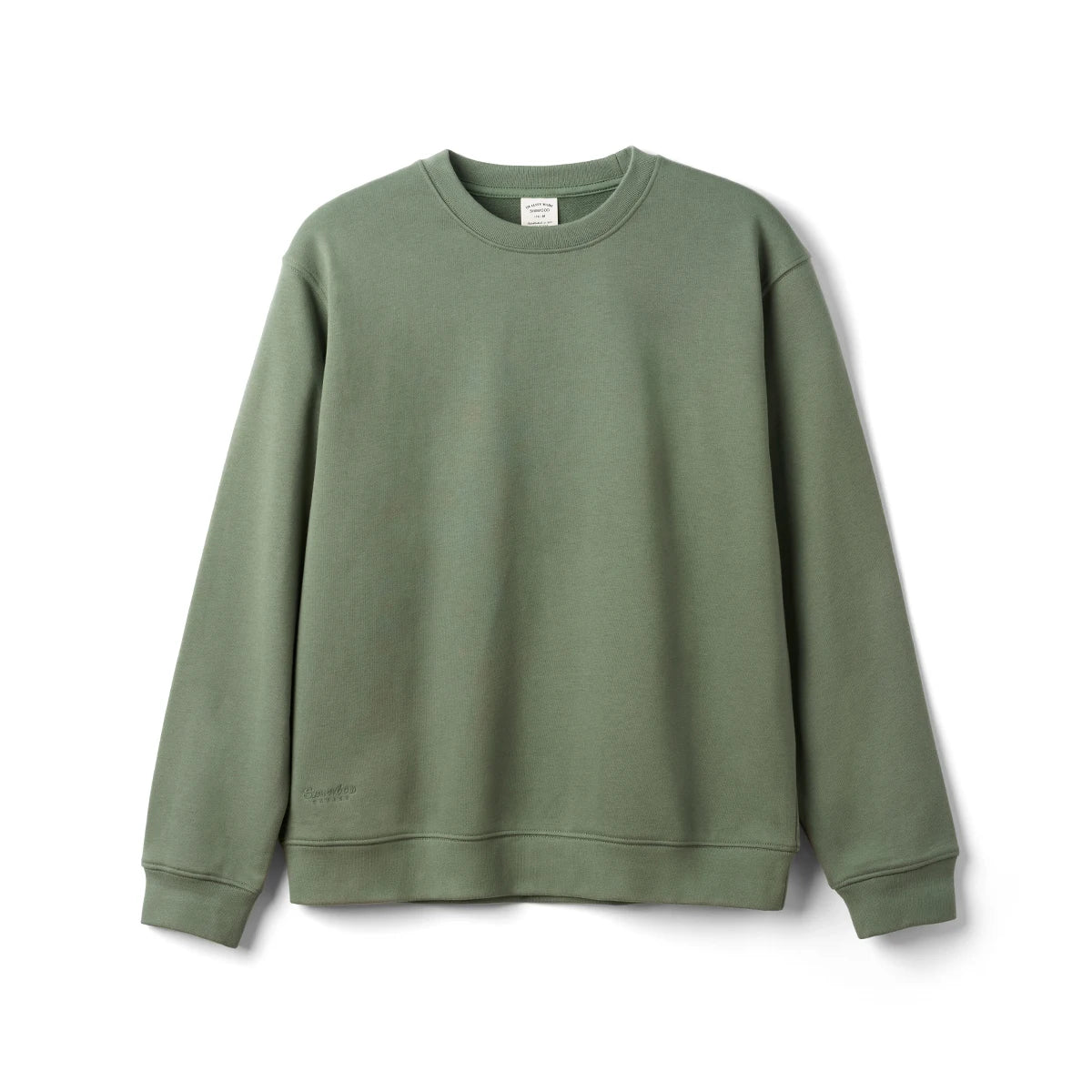 Warm Brushed Embroidered Sweatshirt