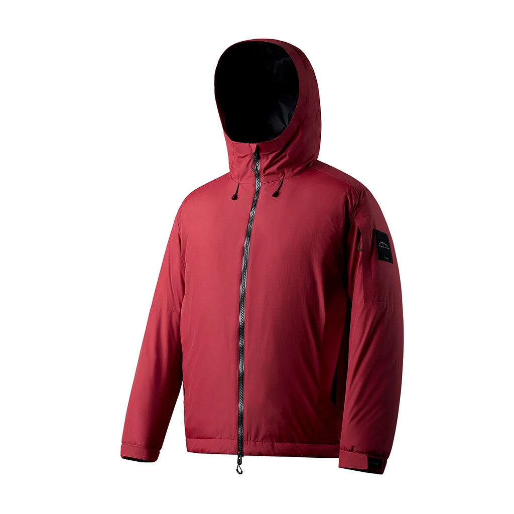 Water Repellent Hooded Down Jacket