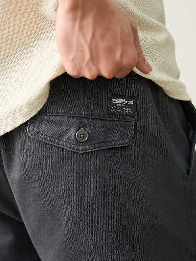 Dark Washed Chino Pants