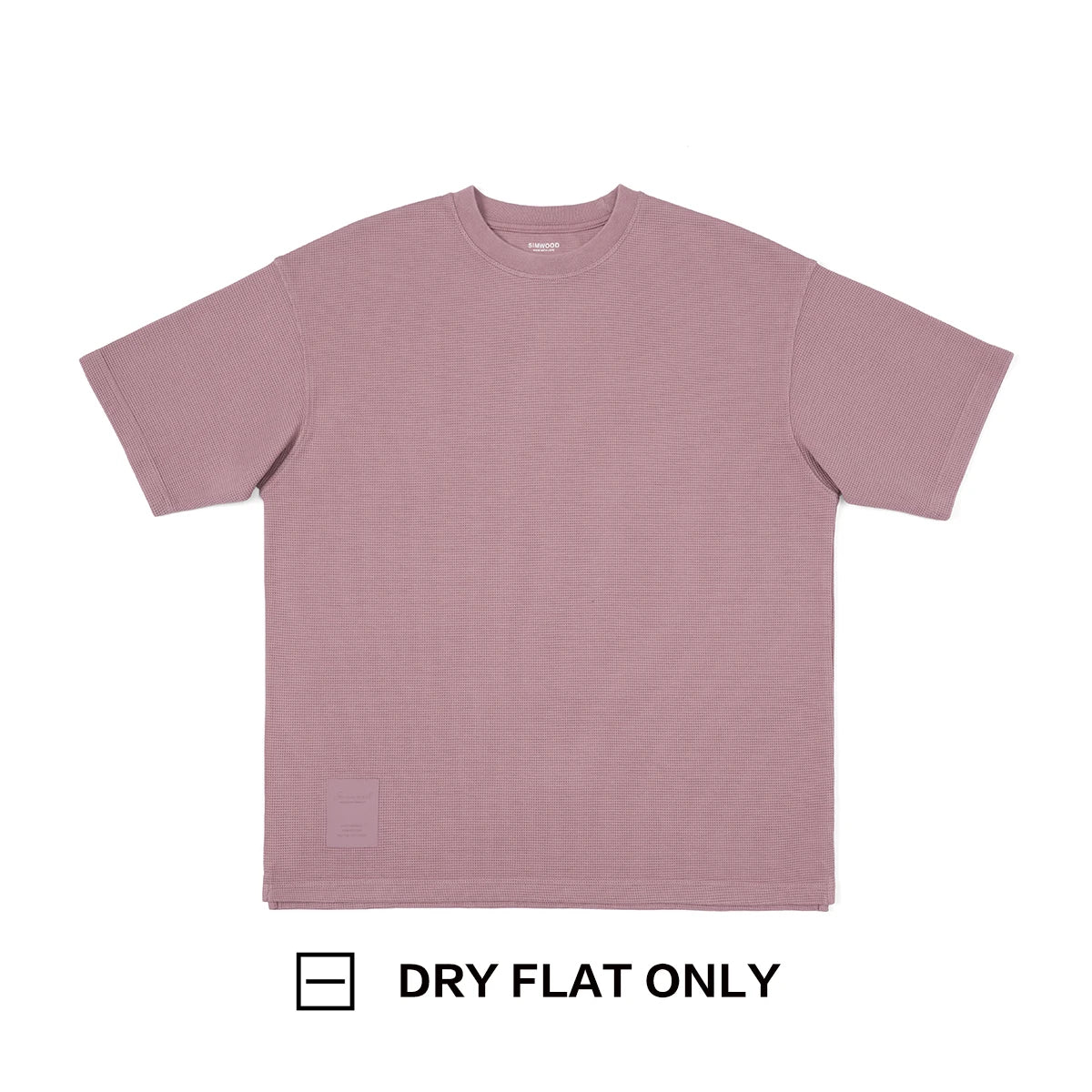 Heavyweight Waffle Plaid Cotton T-Shirt