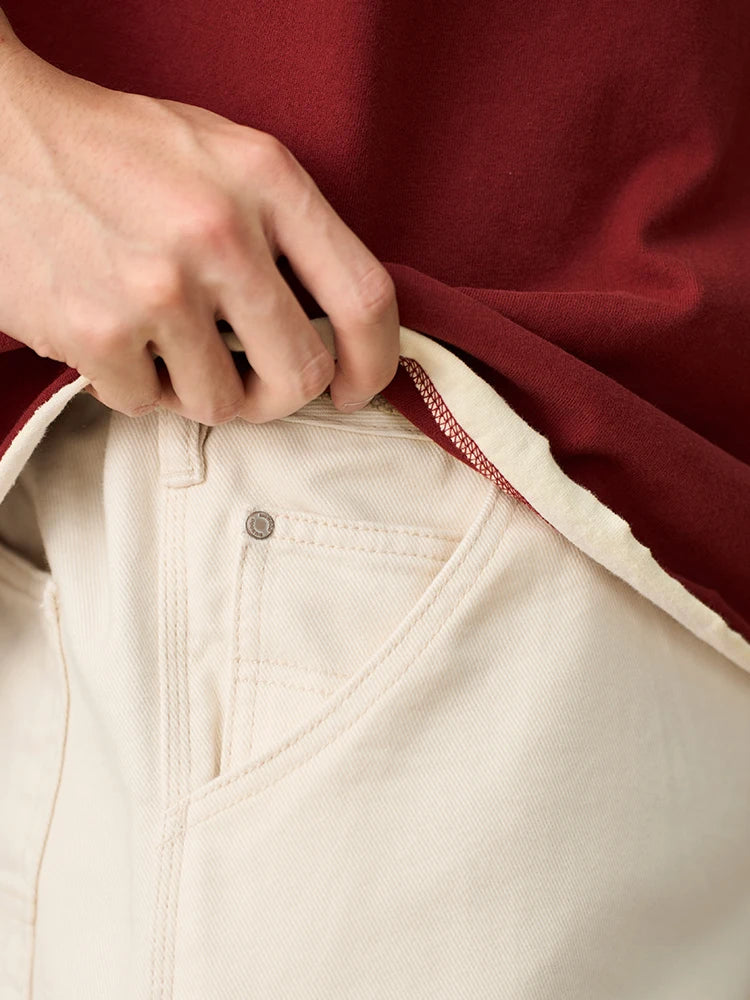 Vintage Washed Denim Cargo Shorts