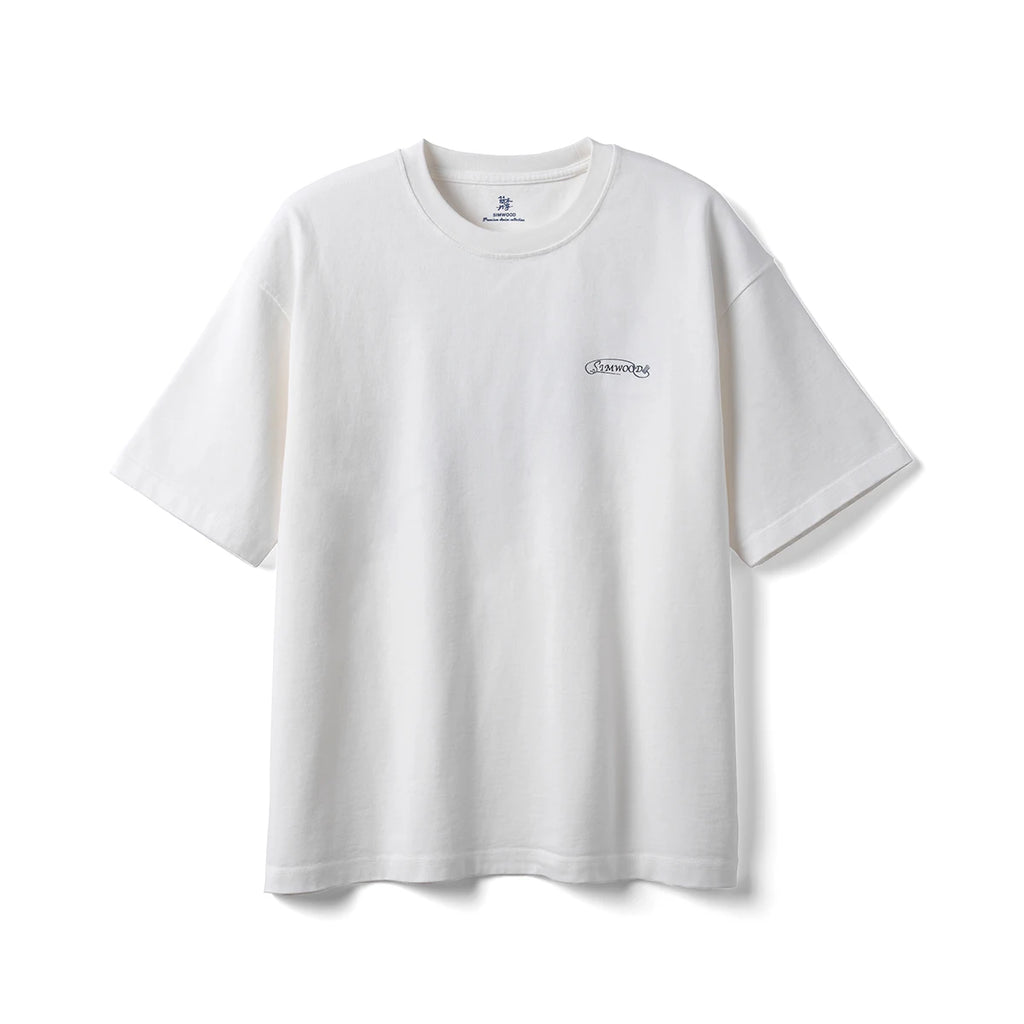 Heavyweight Cotton Letter Print T-Shirt