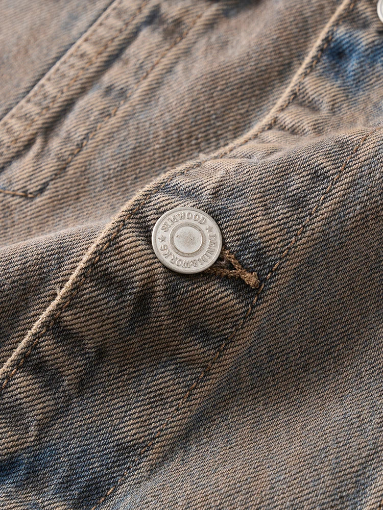Washed Vintage Denim Jacket
