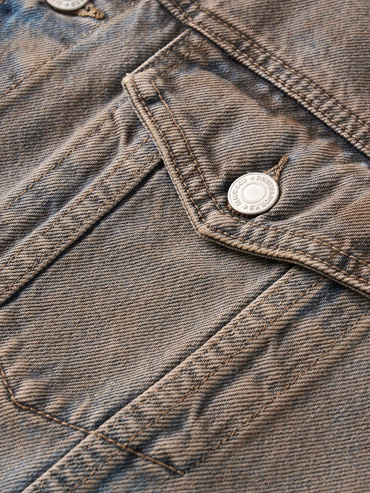 Washed Vintage Denim Jacket