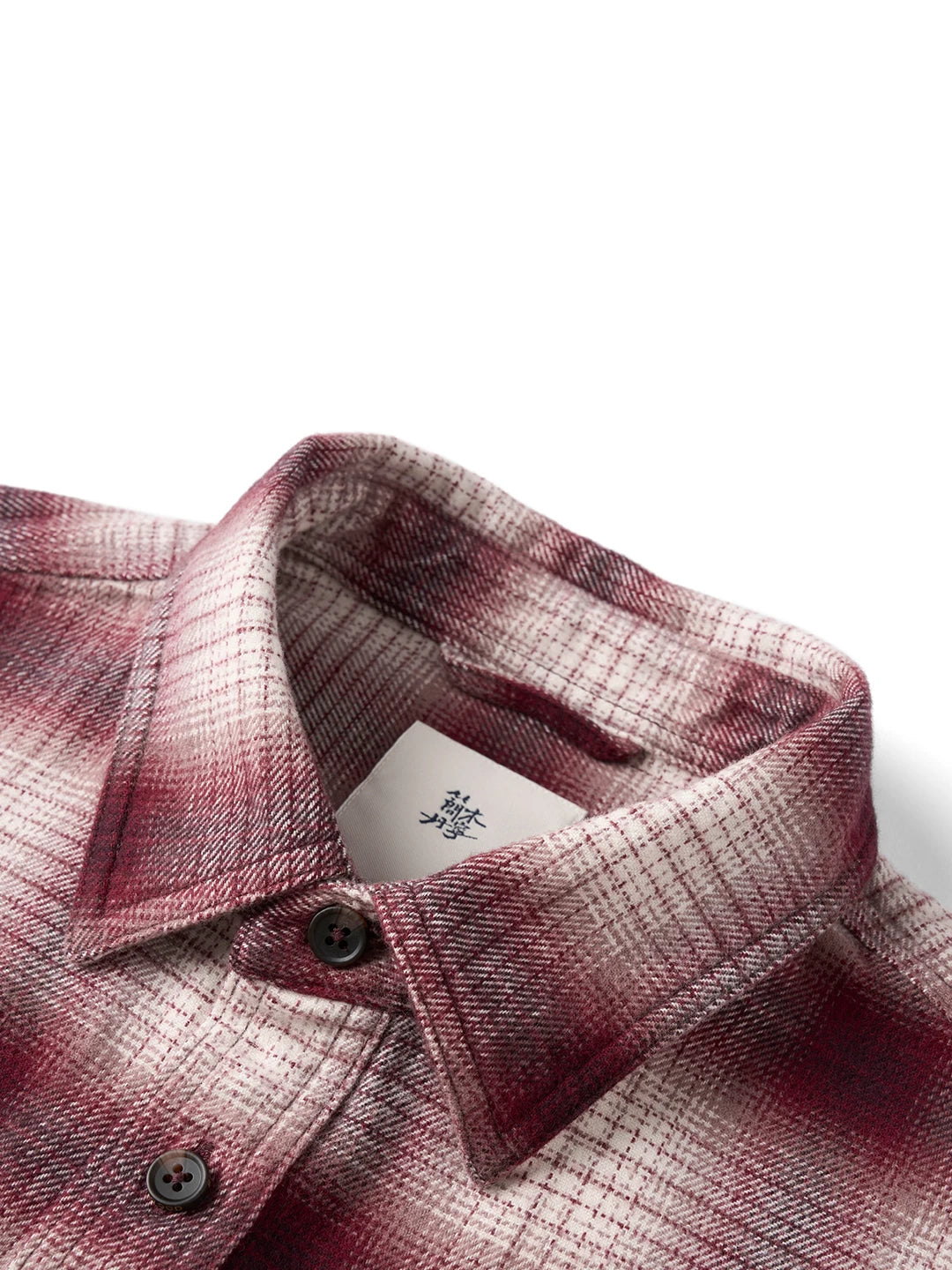 Warm Vintage Wool Blend Plaid Shirt