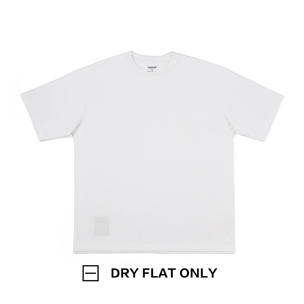 Heavyweight Waffle Plaid Cotton T-Shirt