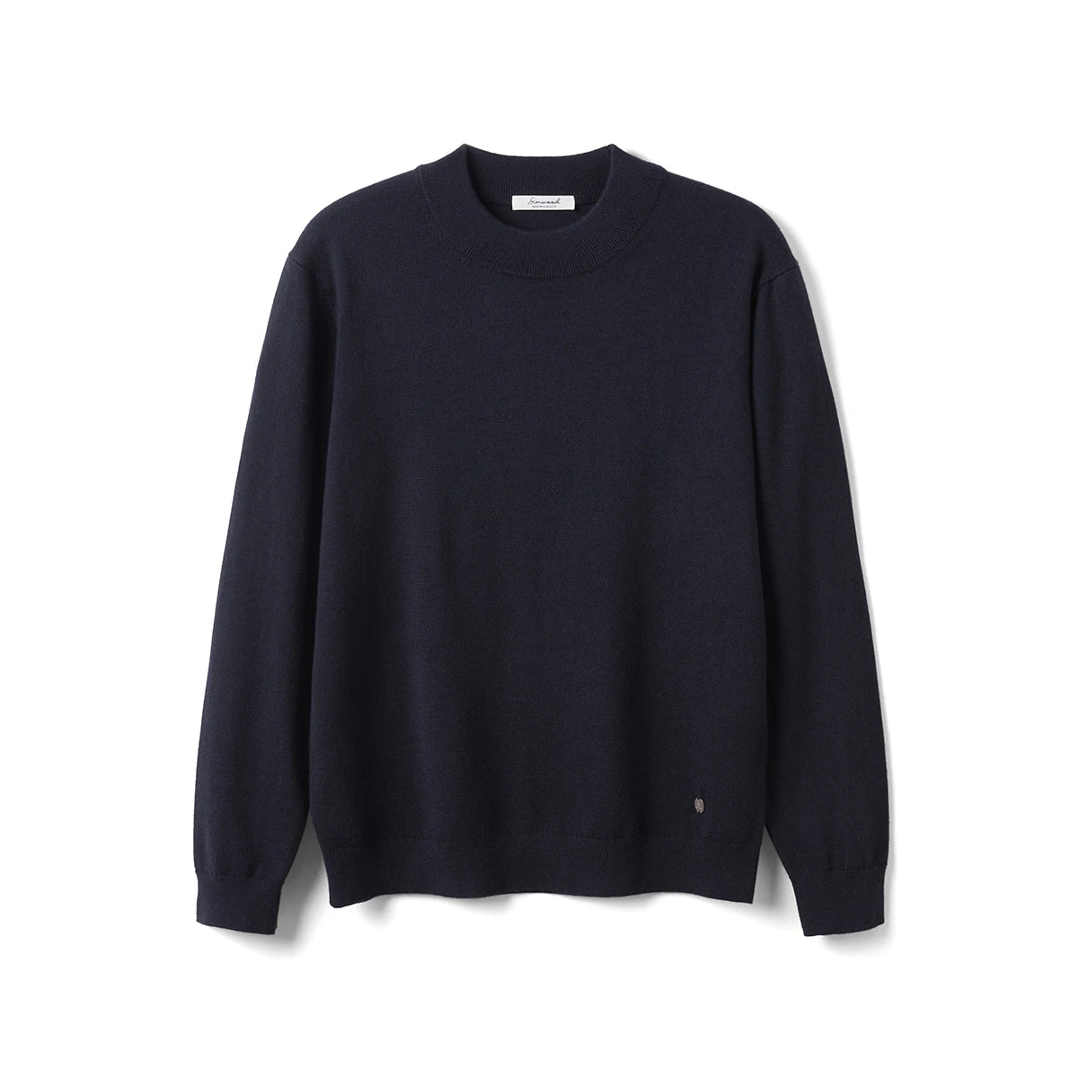 12-Gauge Anti-Static Basic Knit Sweater