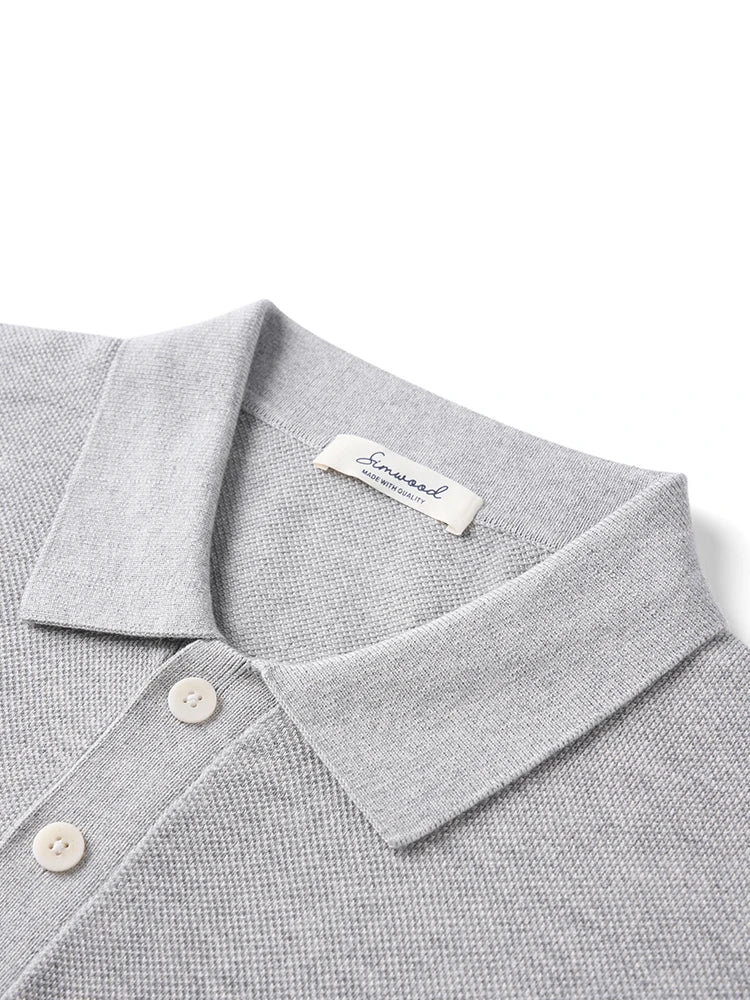 Soft Breathable Knit Polo