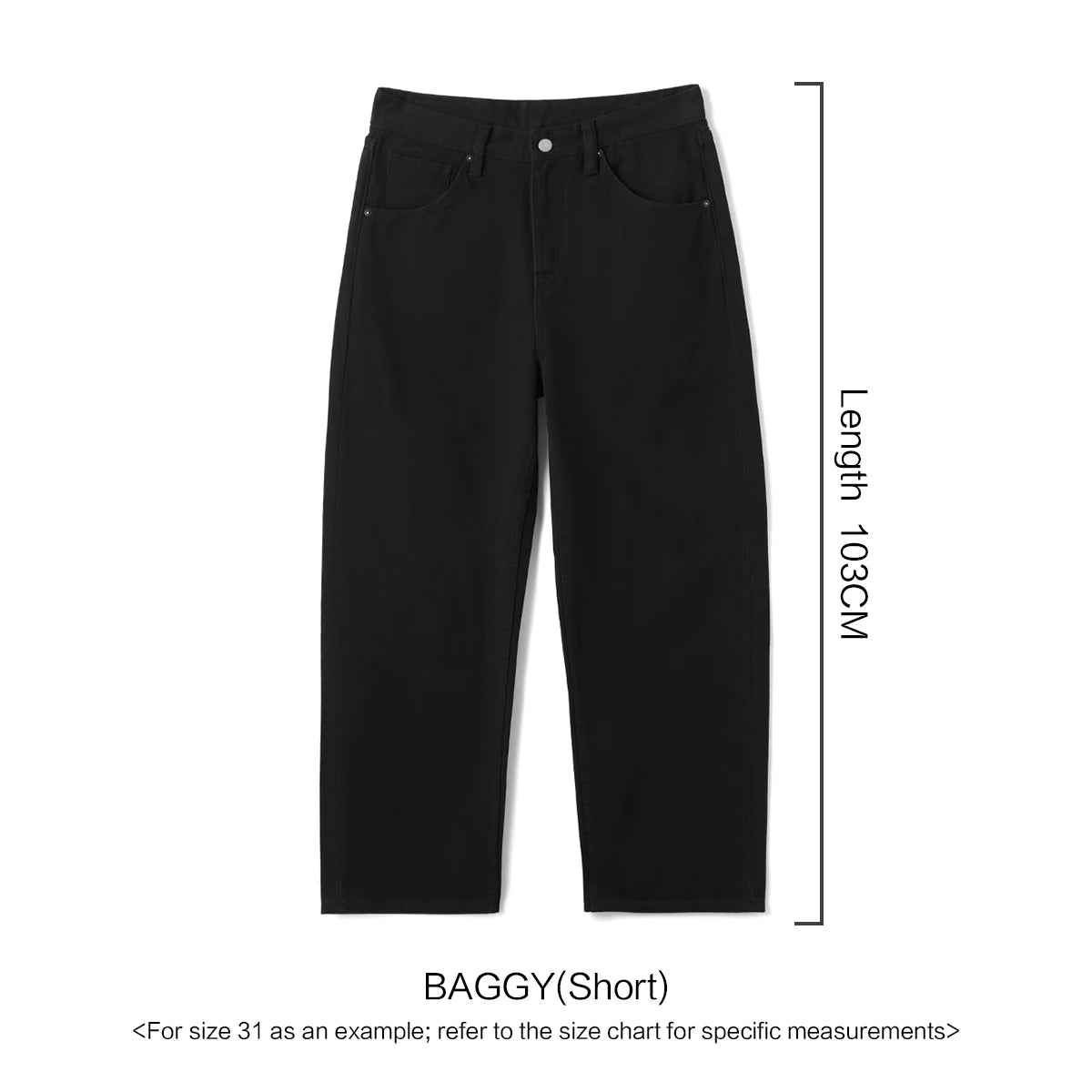 Baggy Denim Chino Pants