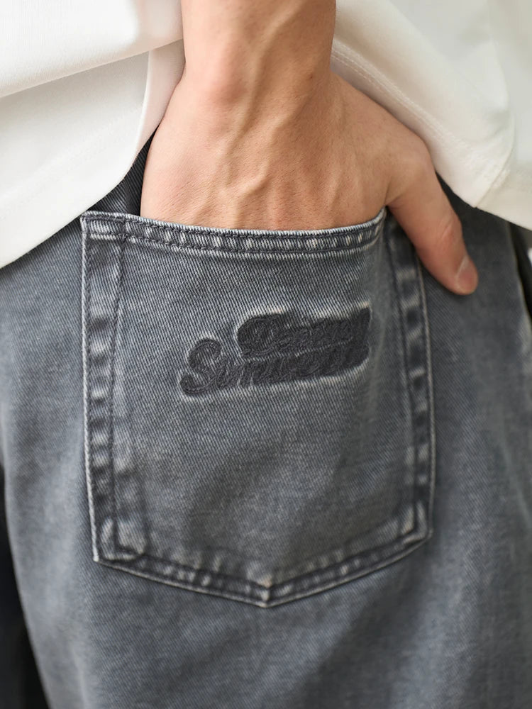 Vintage Washed Denim Shorts