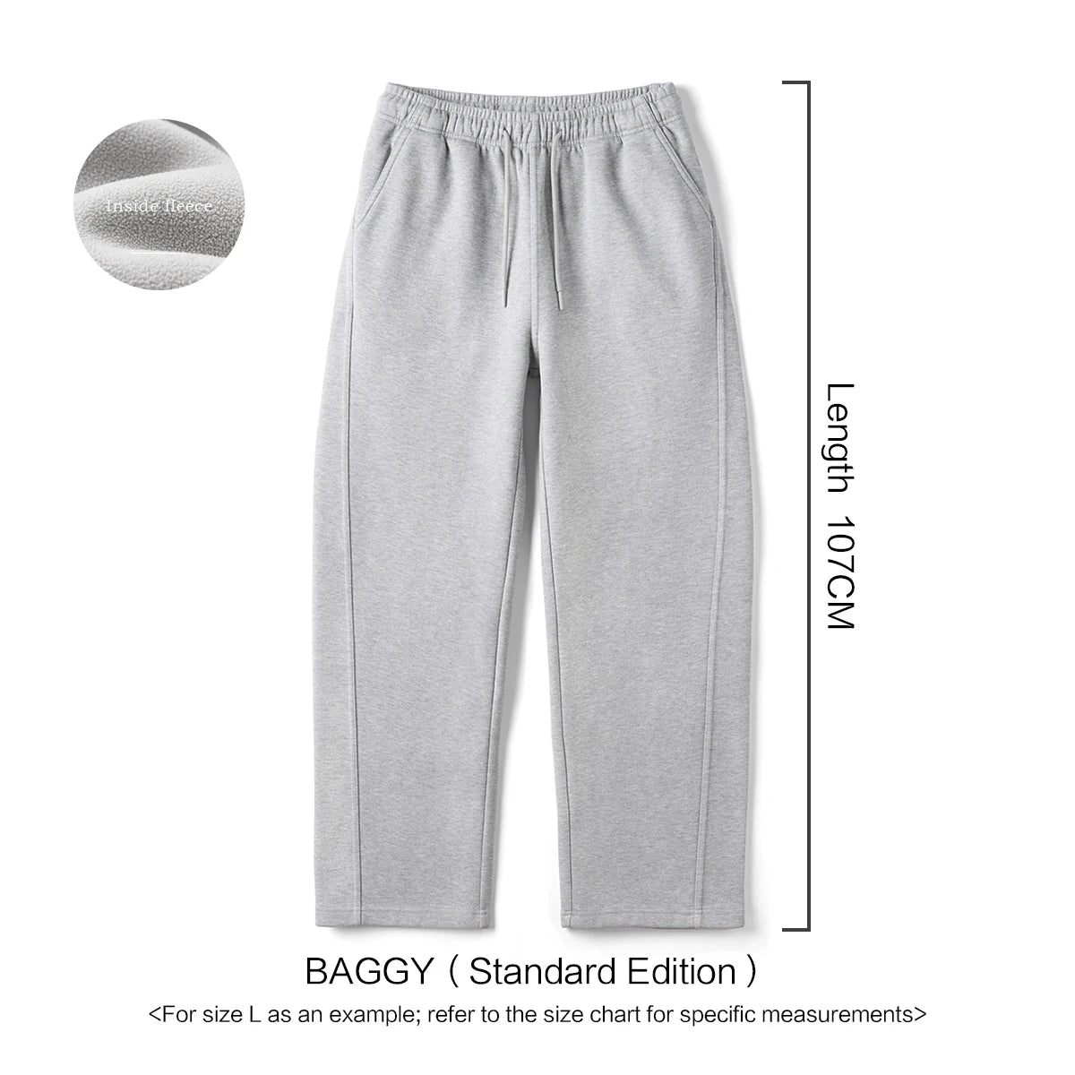 Fleece Lined Baggy Jogger Pants
