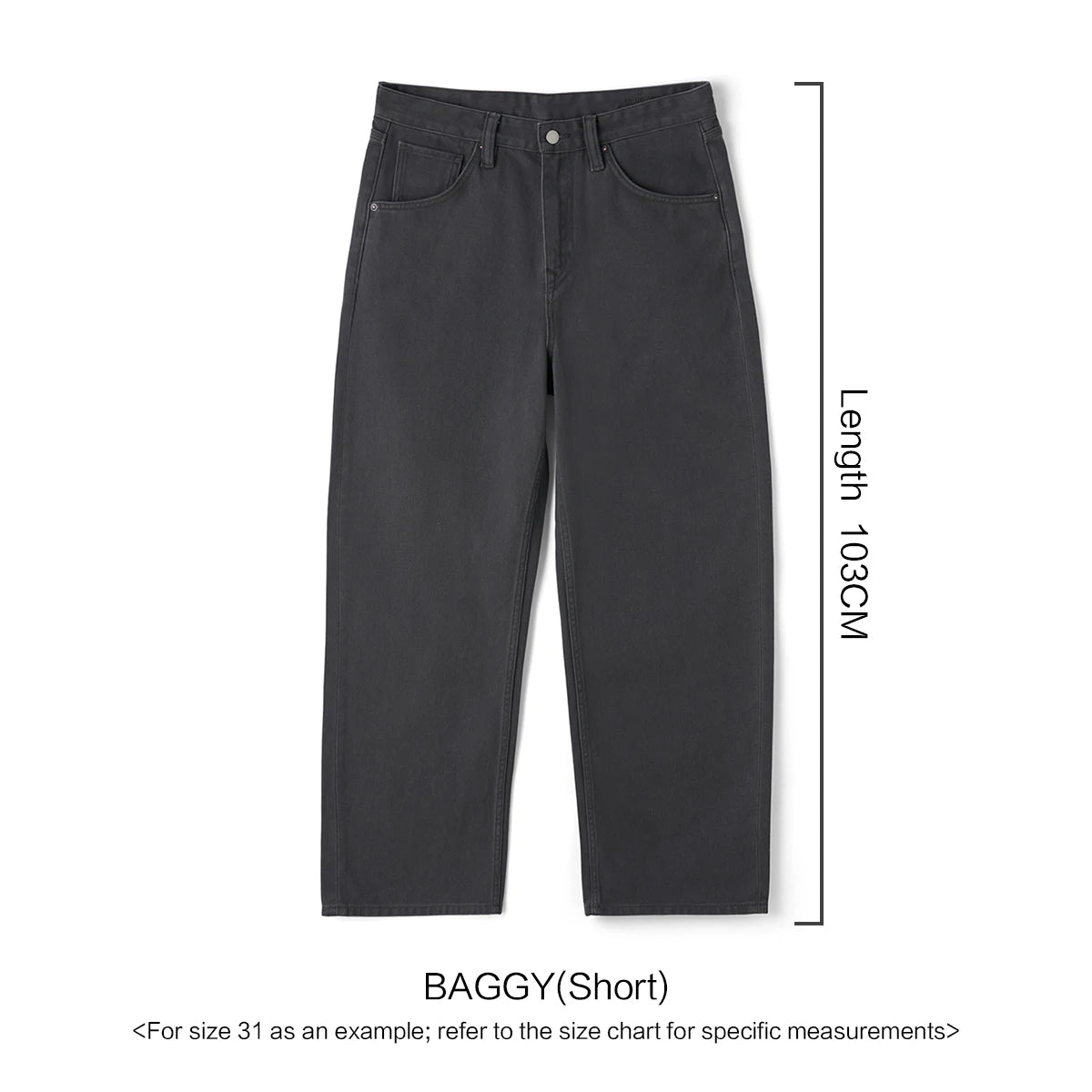 Baggy Denim Chino Pants