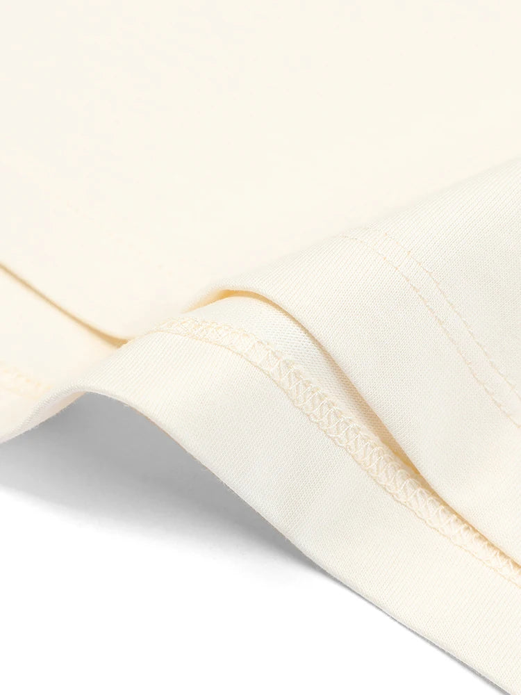 Solid Cotton Basic T-Shirt
