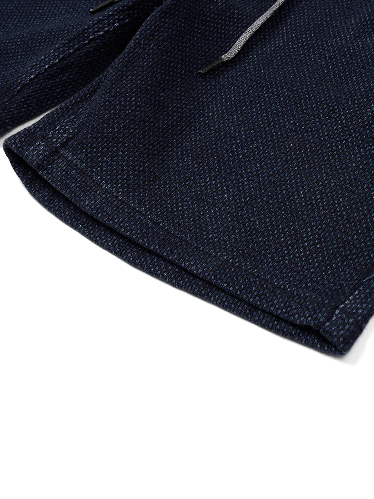 Indigo Sashiko Denim Shorts