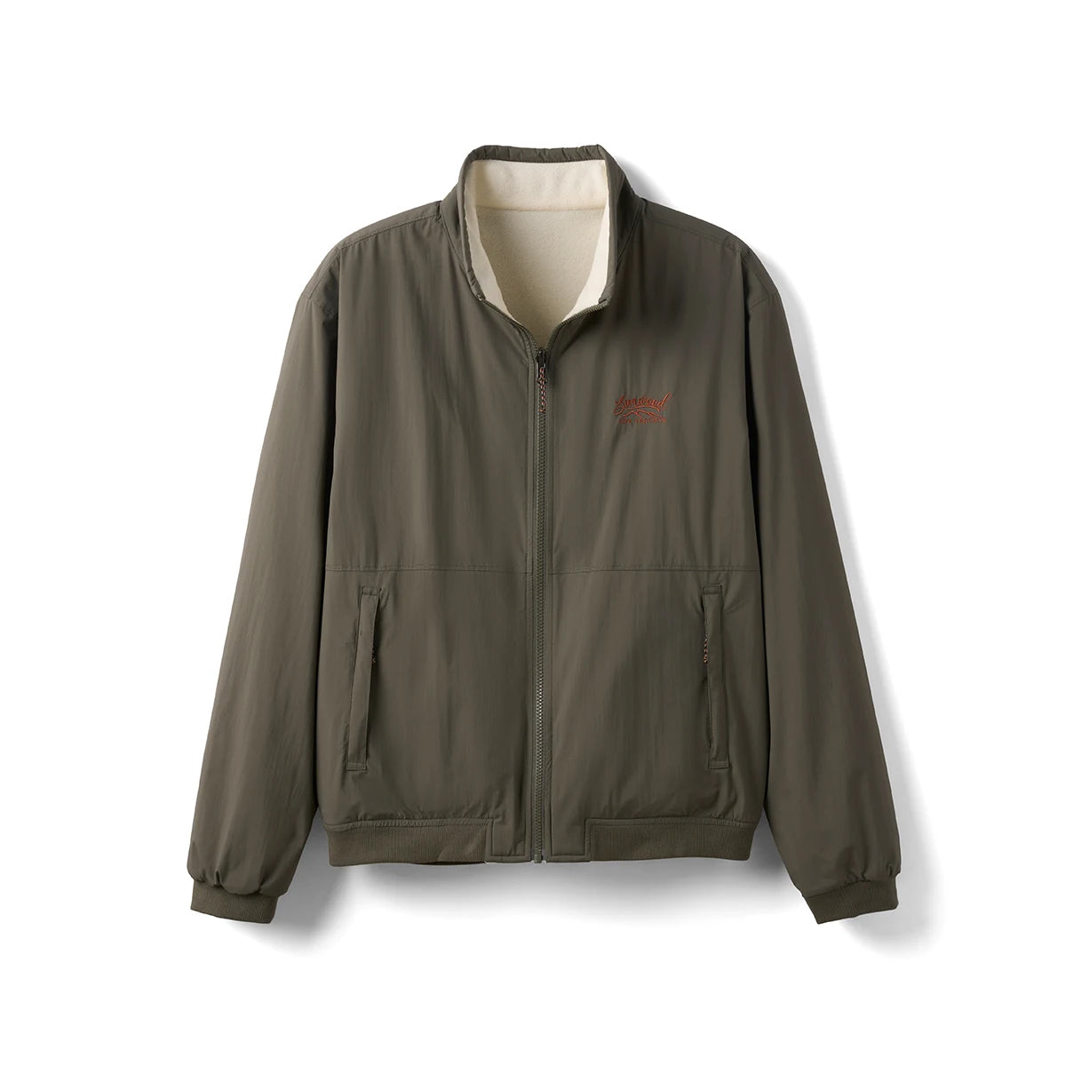 Water-Repellent Reversible Polar Fleece Jacket