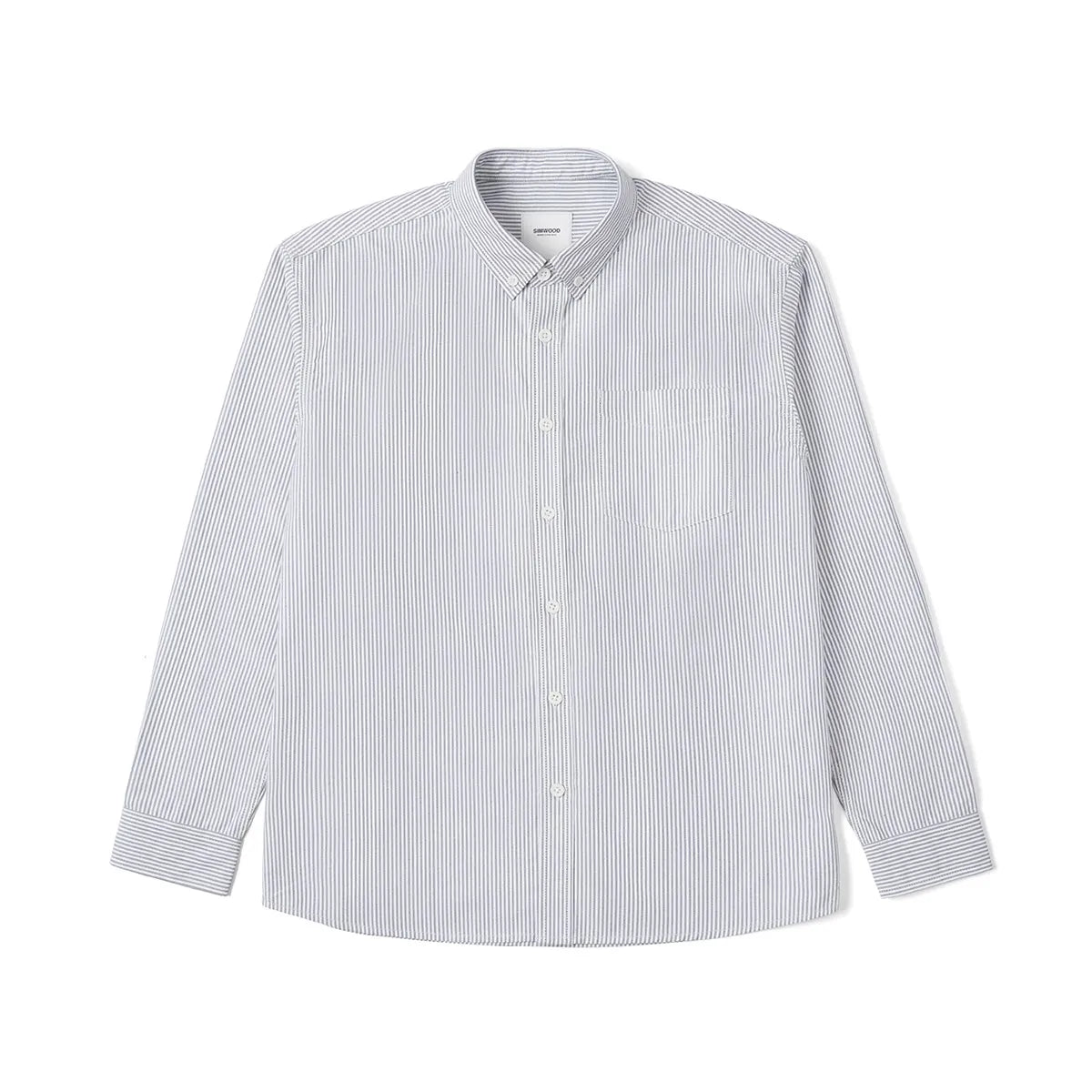 Vintage Vertical Striped Oxford Shirt