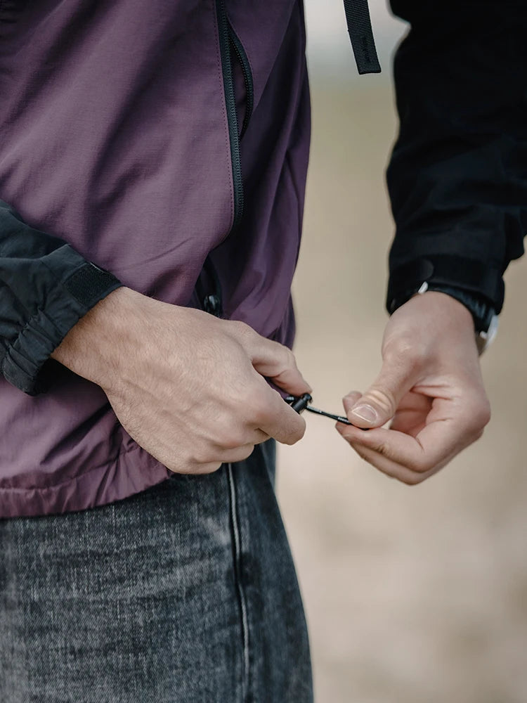 Water-Repellent Soft Shell Windbreaker Jacket