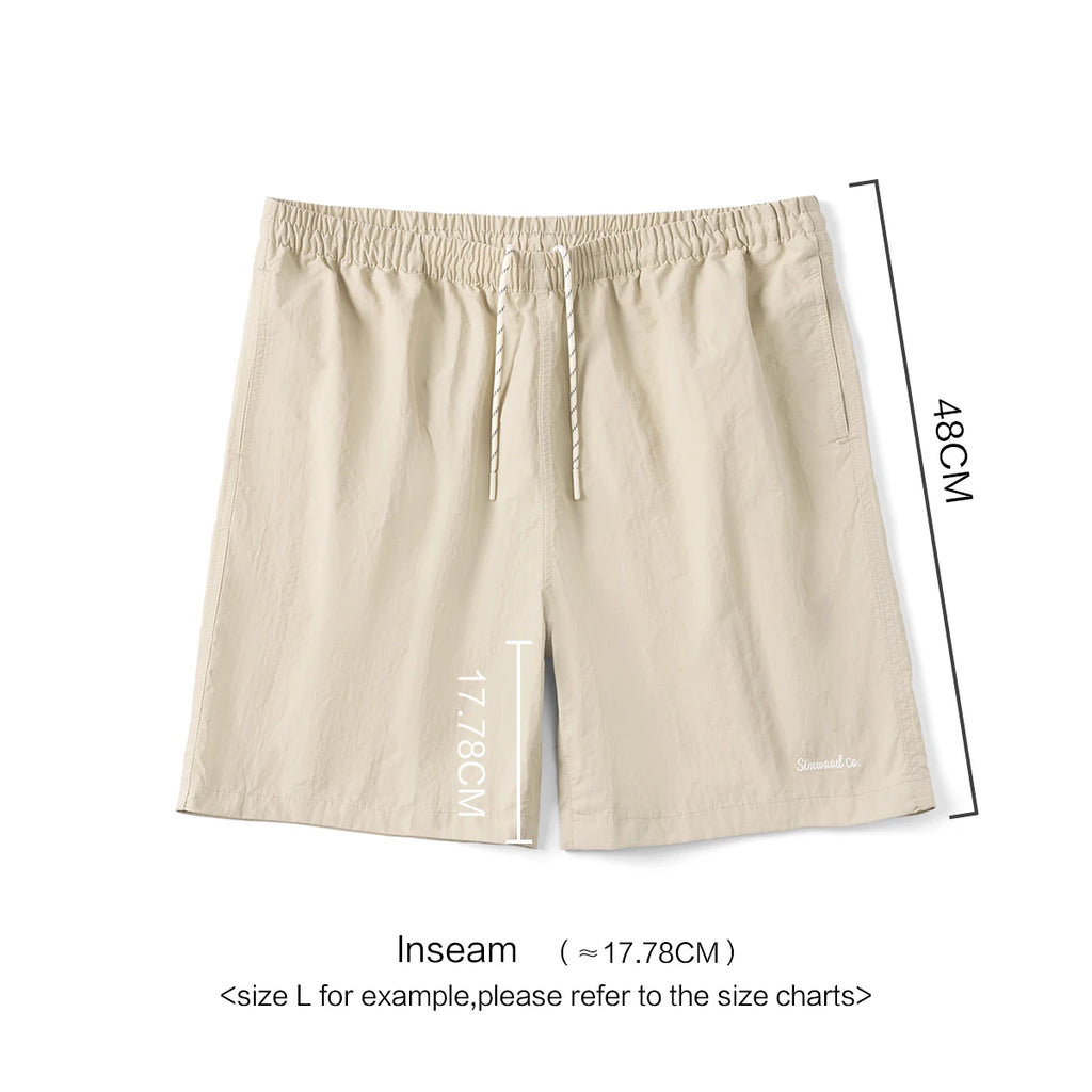Short Drawstring Board Shorts