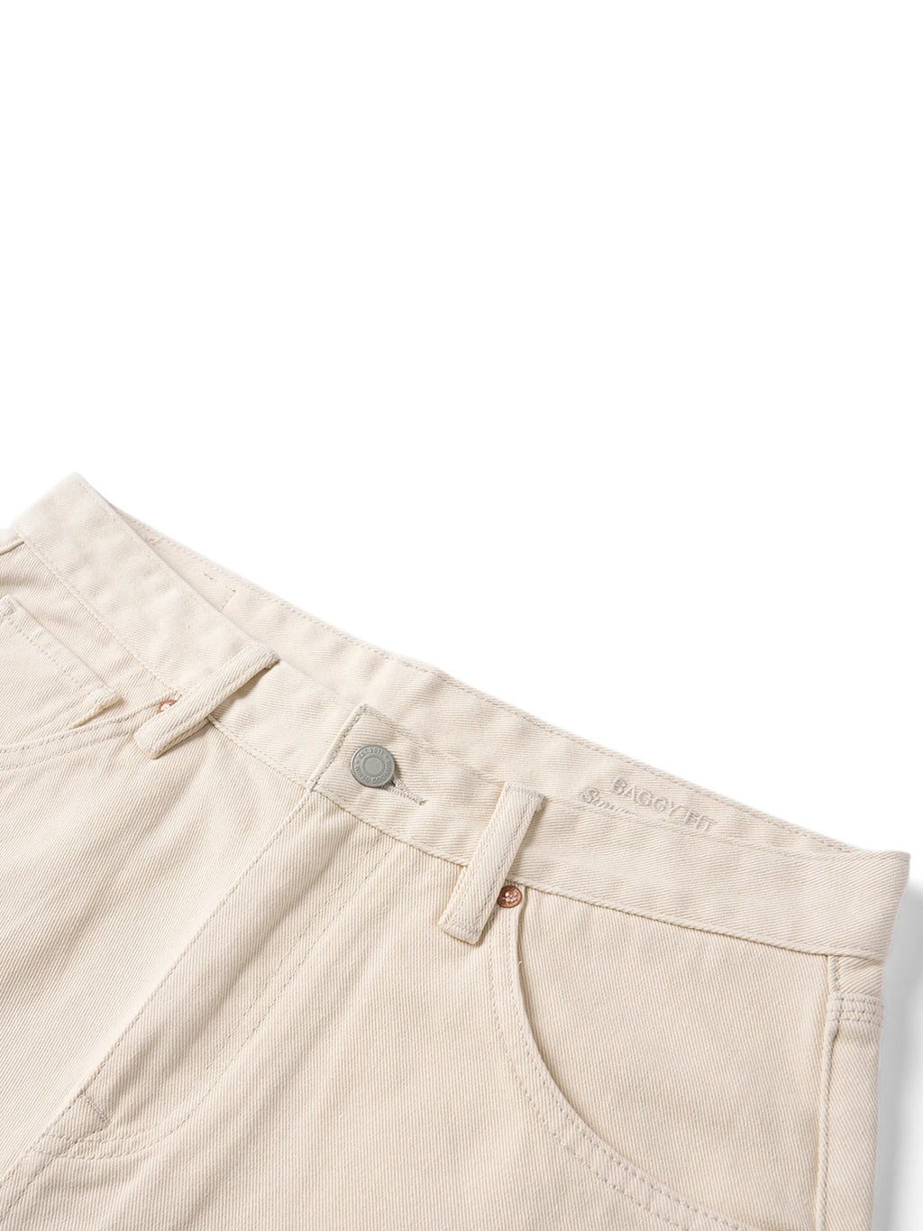 Baggy Denim Chino Pants