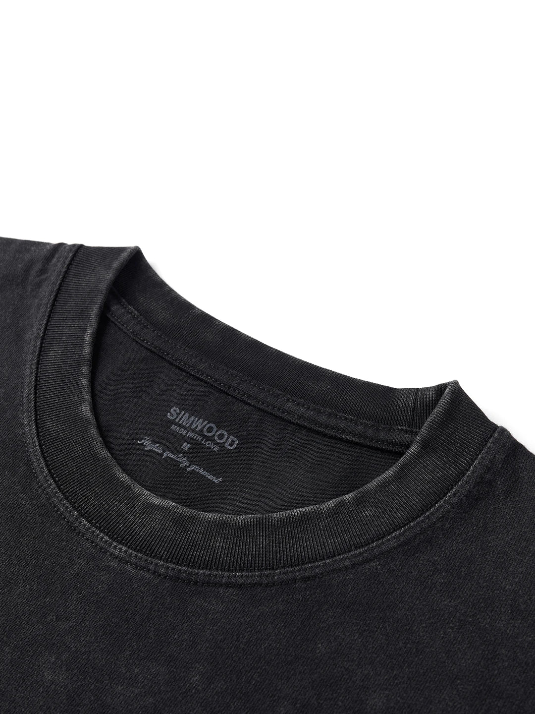 Washed Vintage Motorcycle Print T-Shirt